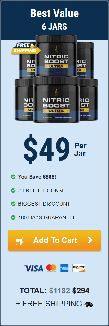 Nitric Boost Buy 6 Bottle